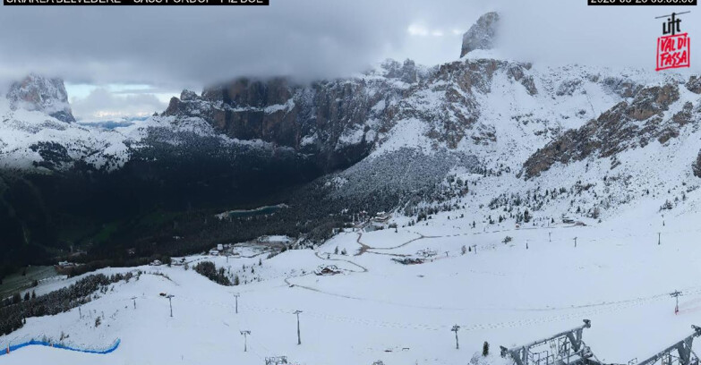 Webcam Canazei-Belvedere  - SKIAREA BELVEDERE 