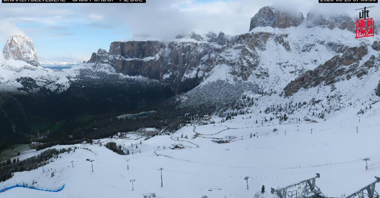 Webcam Canazei-Belvedere  - SKIAREA BELVEDERE 