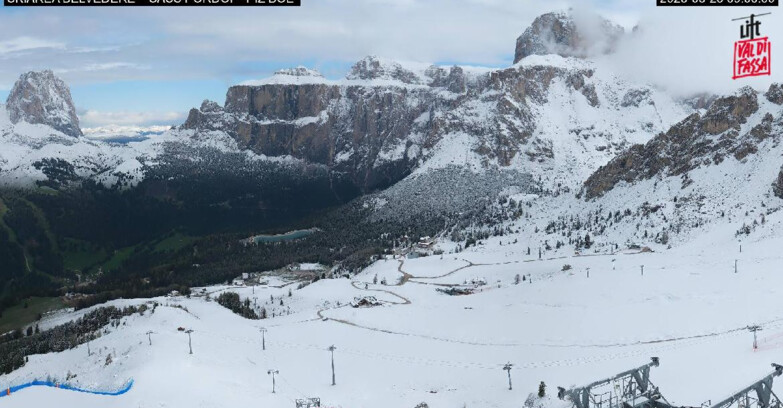 Webcam Canazei-Belvedere  - SKIAREA BELVEDERE 