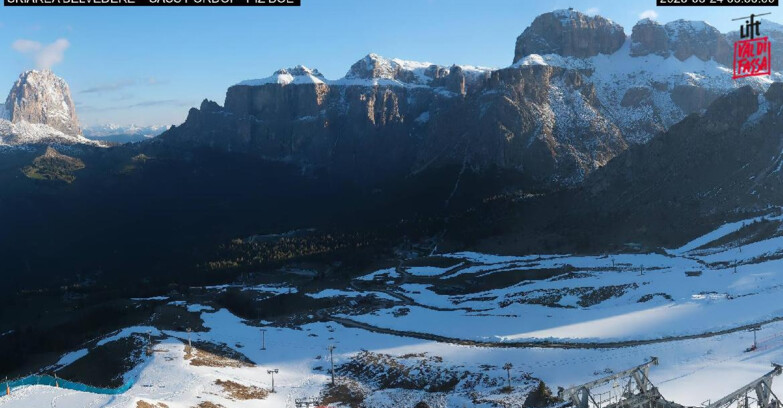 Webcam Canazei-Belvedere - SKIAREA BELVEDERE 