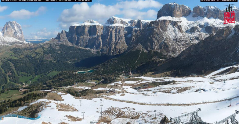 Webcam Canazei-Belvedere - SKIAREA BELVEDERE 