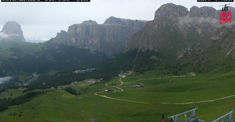 Webcam Canazei-Belvedere - SKIAREA BELVEDERE 