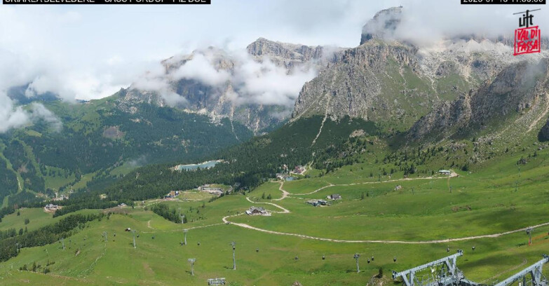 Webcam Canazei-Belvedere - SKIAREA BELVEDERE 