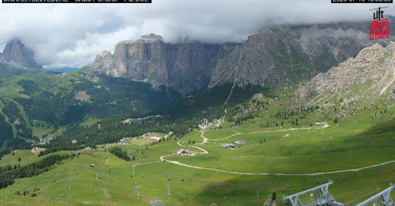 Webcam Canazei-Belvedere - SKIAREA BELVEDERE 