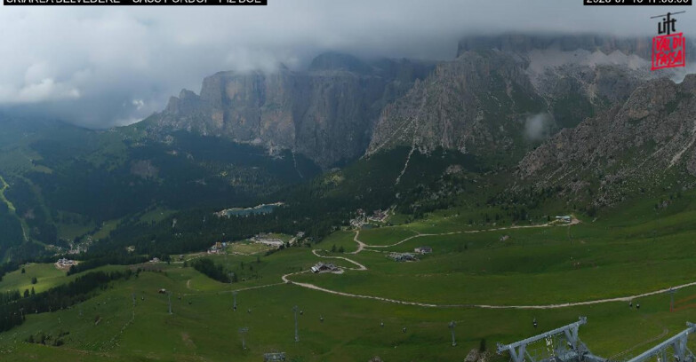 Webcam Canazei-Belvedere - SKIAREA BELVEDERE 
