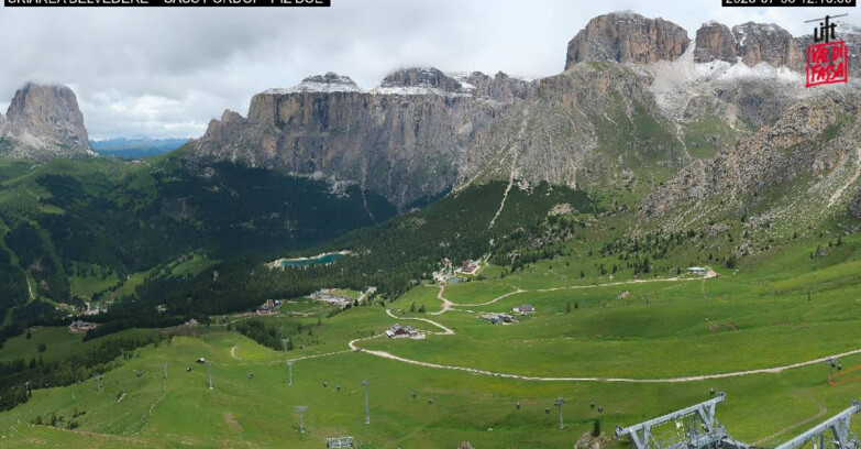 Webcam Canazei-Belvedere - SKIAREA BELVEDERE 