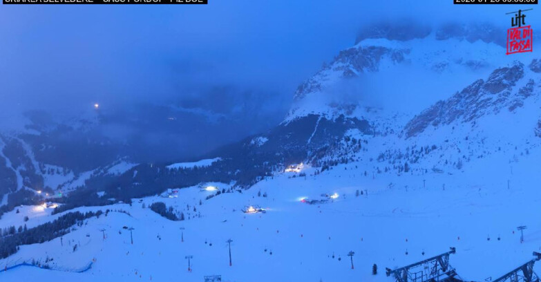 Webcam Canazei-Belvedere  - SKIAREA BELVEDERE 