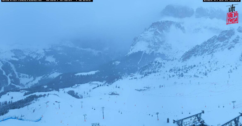 Webcam Canazei-Belvedere  - SKIAREA BELVEDERE 