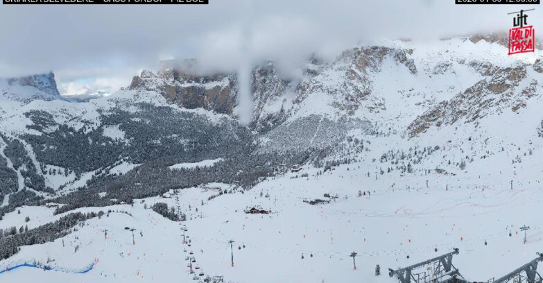 Webcam Canazei-Belvedere - SKIAREA BELVEDERE 