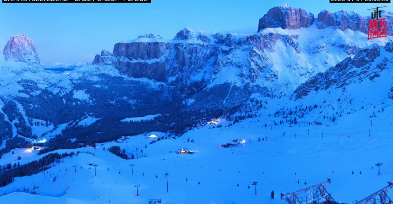 Webcam Canazei-Belvedere - SKIAREA BELVEDERE 