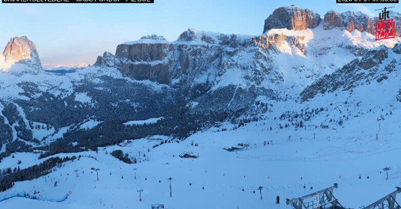 Webcam Canazei-Belvedere - SKIAREA BELVEDERE 