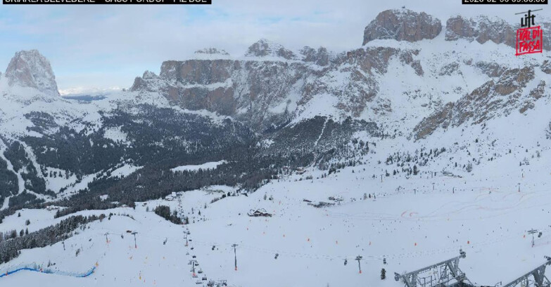 Webcam Canazei-Belvedere - SKIAREA BELVEDERE 