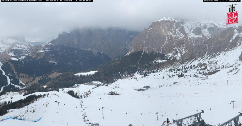 Webcam Canazei-Belvedere - SKIAREA BELVEDERE 