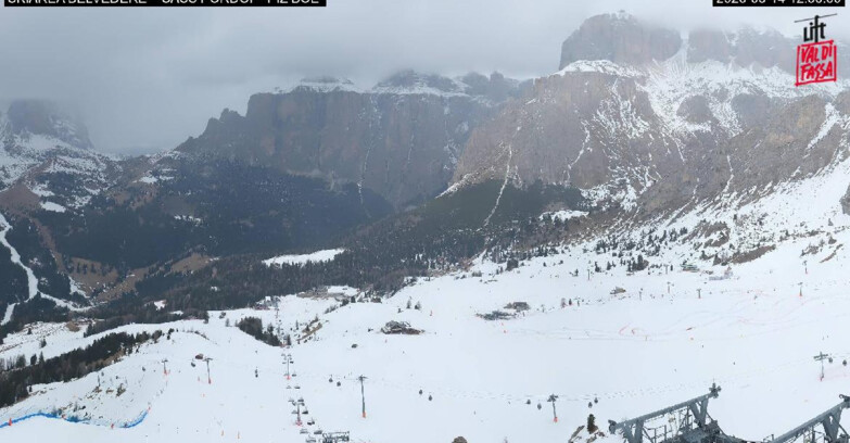 Webcam Canazei-Belvedere - SKIAREA BELVEDERE 