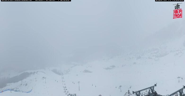 Webcam Canazei-Belvedere - SKIAREA BELVEDERE 