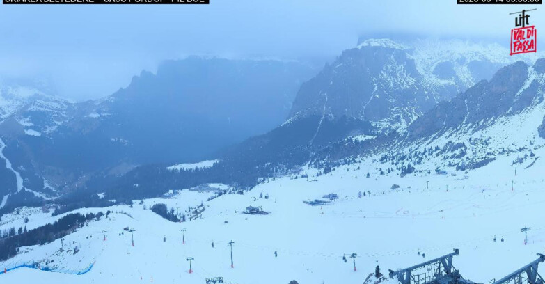 Webcam Canazei-Belvedere - SKIAREA BELVEDERE 