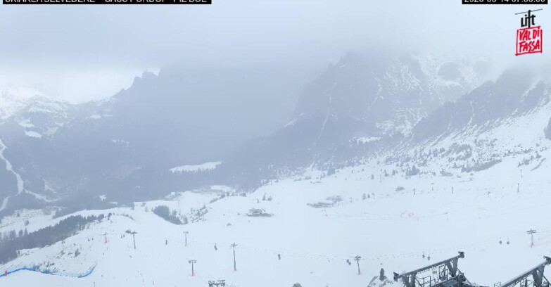Webcam Canazei-Belvedere - SKIAREA BELVEDERE 