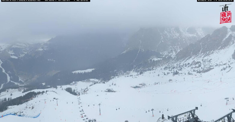 Webcam Canazei-Belvedere - SKIAREA BELVEDERE 