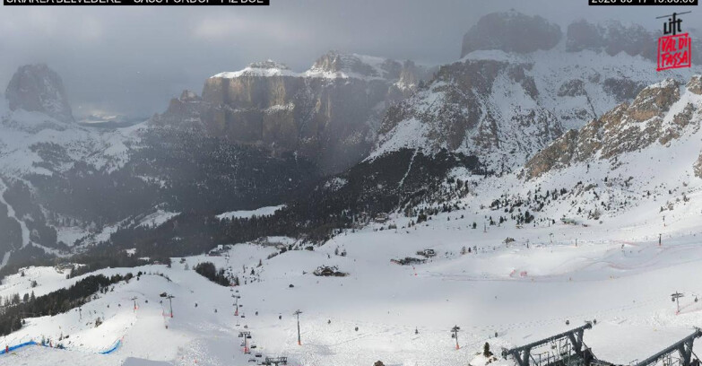 Webcam Canazei-Belvedere - SKIAREA BELVEDERE 