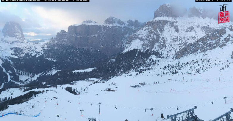 Webcam Canazei-Belvedere - SKIAREA BELVEDERE 