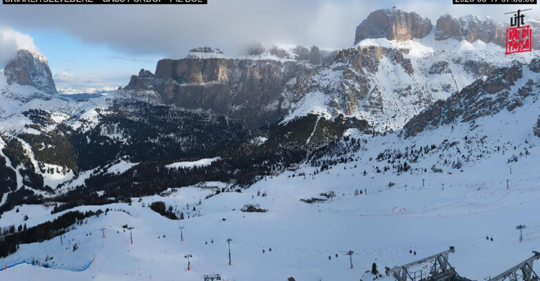 Webcam Canazei-Belvedere - SKIAREA BELVEDERE 