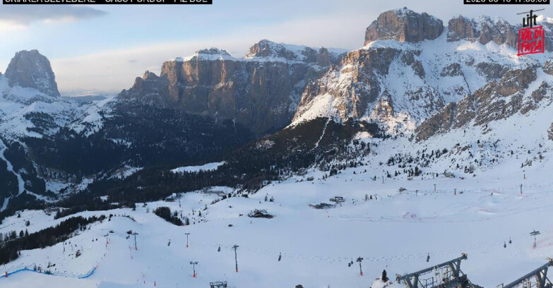 Webcam Canazei-Belvedere - SKIAREA BELVEDERE 