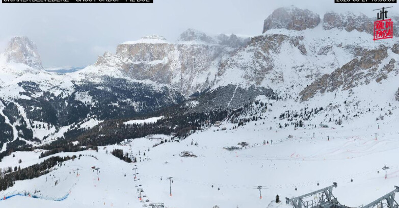 Webcam Canazei-Belvedere - SKIAREA BELVEDERE 