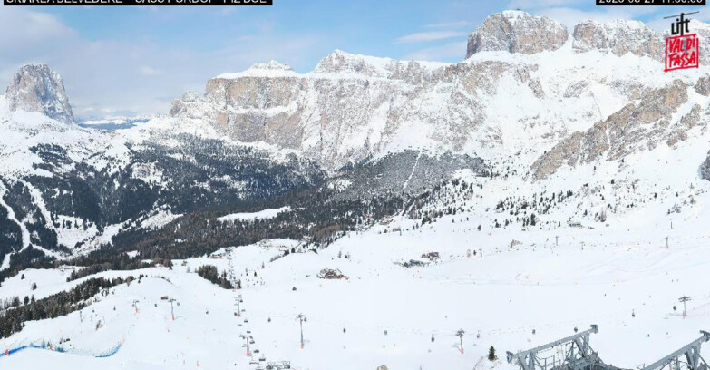 Webcam Canazei-Belvedere - SKIAREA BELVEDERE 