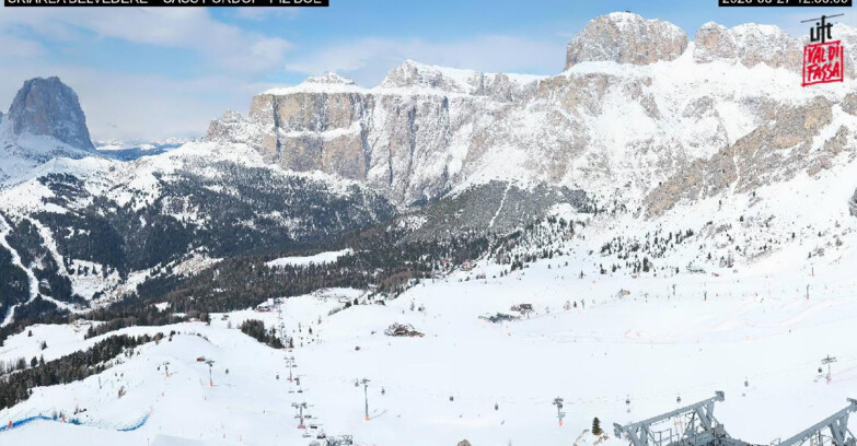 Webcam Canazei-Belvedere - SKIAREA BELVEDERE 