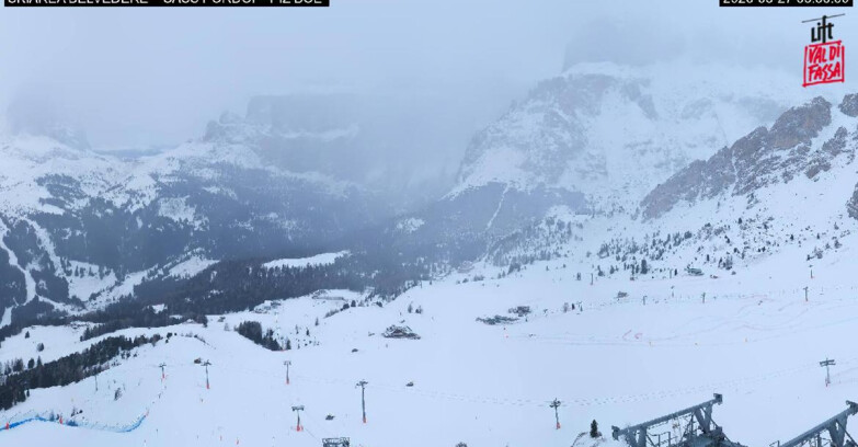 Webcam Canazei-Belvedere - SKIAREA BELVEDERE 