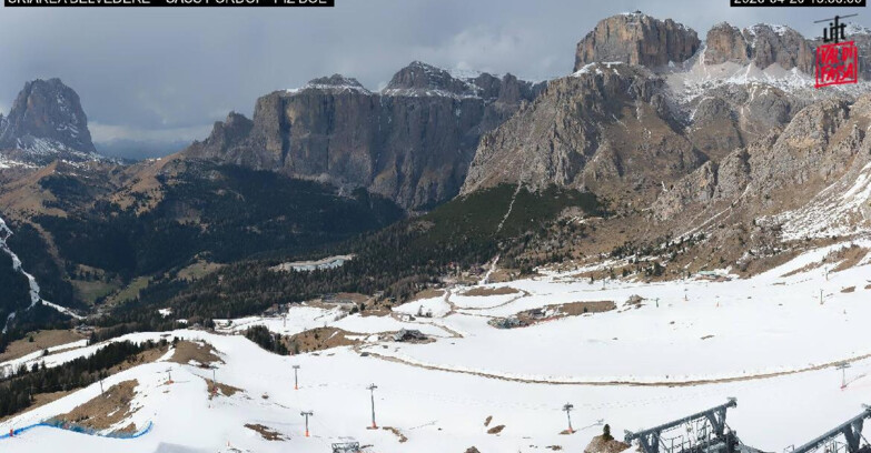 Webcam Canazei-Belvedere  - SKIAREA BELVEDERE 