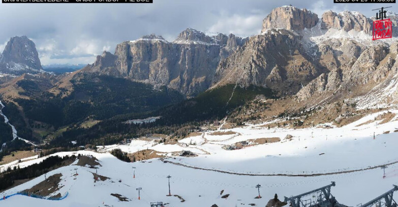 Webcam Canazei-Belvedere  - SKIAREA BELVEDERE 