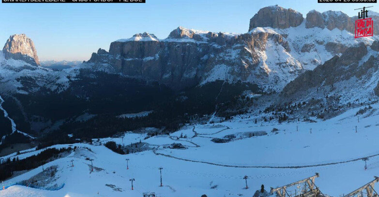 Webcam Canazei-Belvedere  - SKIAREA BELVEDERE 