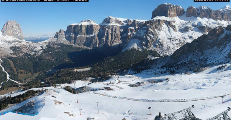 Webcam Canazei-Belvedere  - SKIAREA BELVEDERE 
