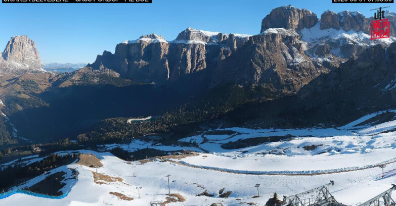 Webcam Canazei-Belvedere  - SKIAREA BELVEDERE 