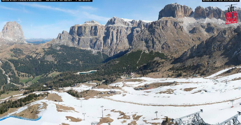 Webcam Canazei-Belvedere - SKIAREA BELVEDERE 