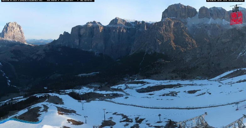Webcam Canazei-Belvedere - SKIAREA BELVEDERE 