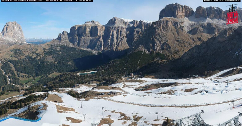 Webcam Canazei-Belvedere - SKIAREA BELVEDERE 
