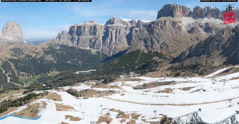 Webcam Canazei-Belvedere - SKIAREA BELVEDERE 