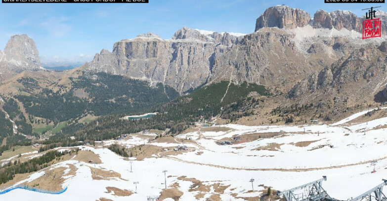 Webcam Canazei-Belvedere - SKIAREA BELVEDERE 