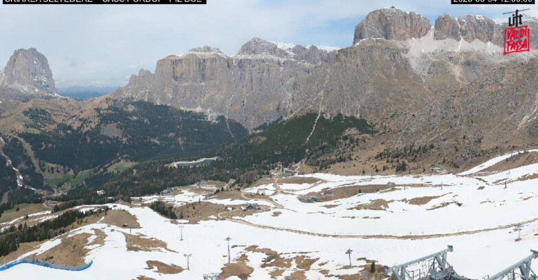 Webcam Canazei-Belvedere - SKIAREA BELVEDERE 
