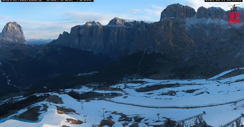 Webcam Canazei-Belvedere - SKIAREA BELVEDERE 
