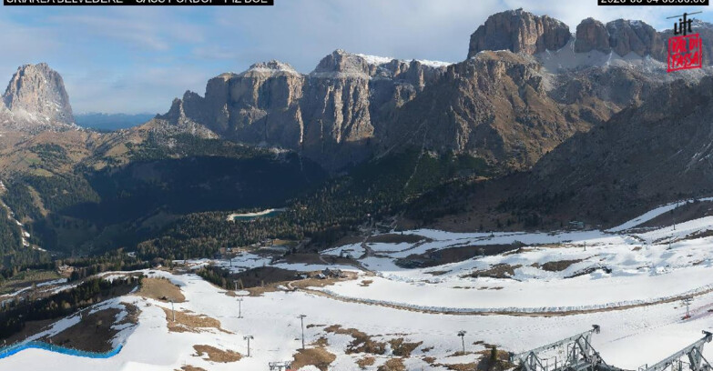 Webcam Canazei-Belvedere - SKIAREA BELVEDERE 