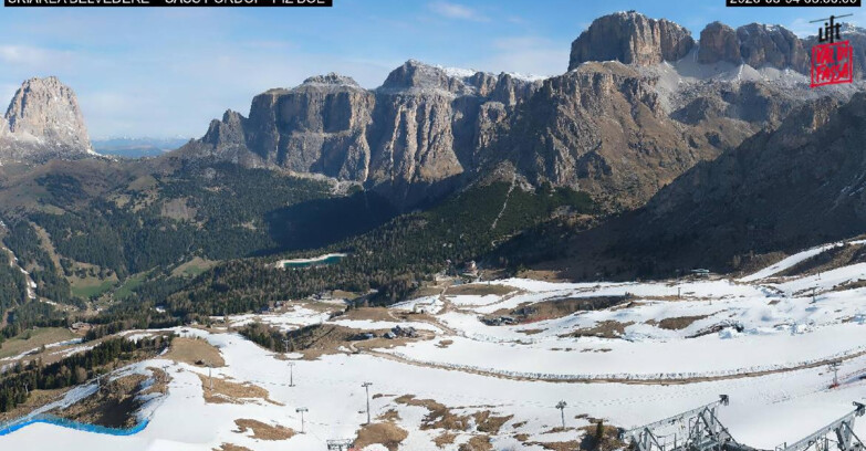 Webcam Canazei-Belvedere - SKIAREA BELVEDERE 