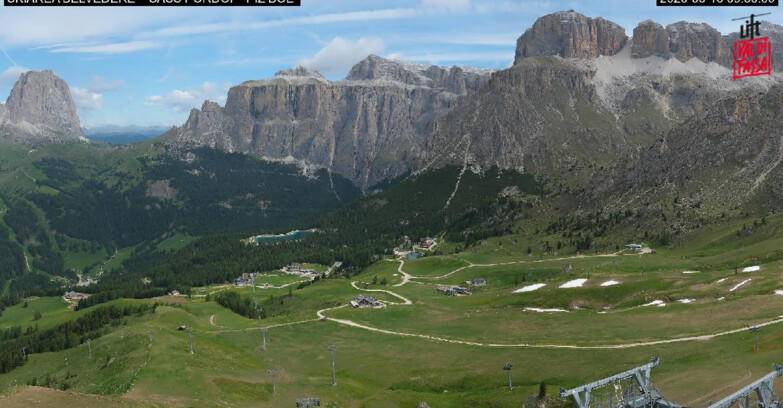 Webcam Canazei-Belvedere - SKIAREA BELVEDERE 
