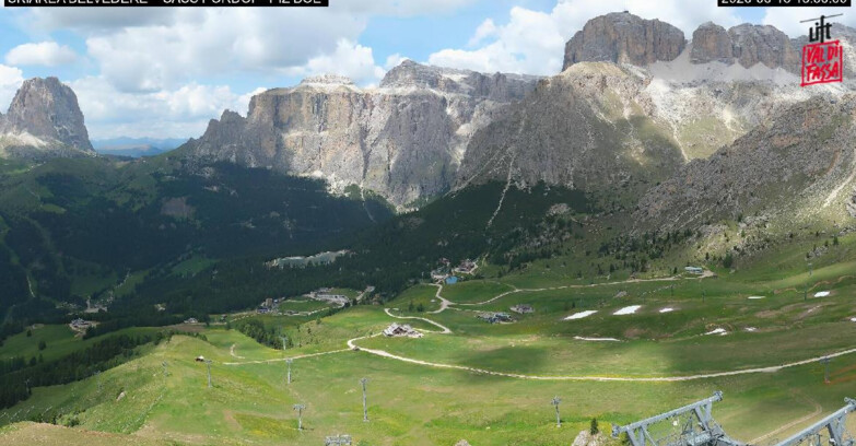 Webcam Canazei-Belvedere - SKIAREA BELVEDERE 