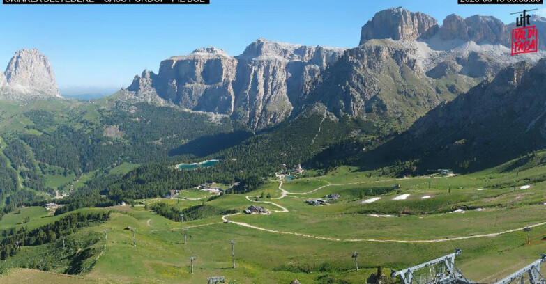 Webcam Canazei-Belvedere - SKIAREA BELVEDERE 