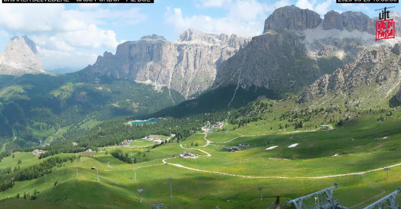 Webcam Canazei-Belvedere - SKIAREA BELVEDERE 