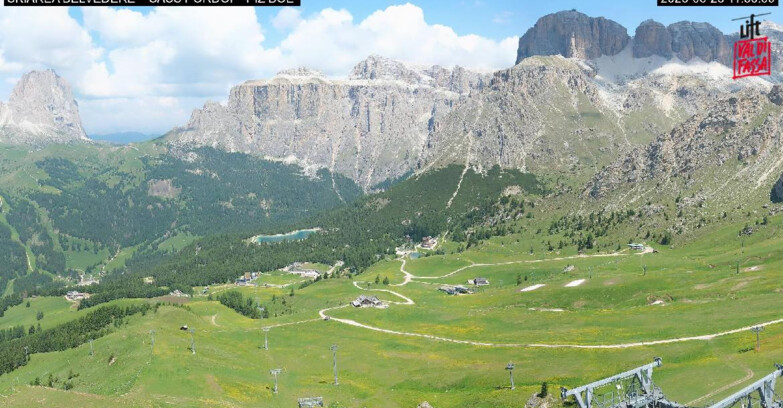 Webcam Canazei-Belvedere - SKIAREA BELVEDERE 