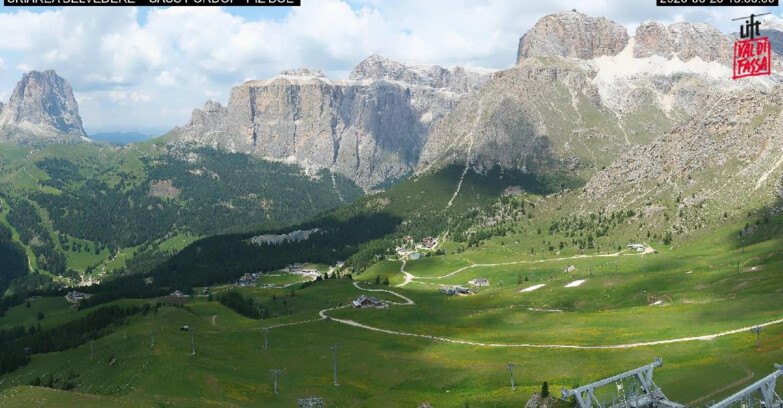 Webcam Canazei-Belvedere - SKIAREA BELVEDERE 